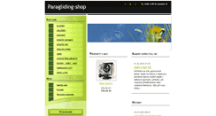 Desktop Screenshot of paragliding-shop.cz