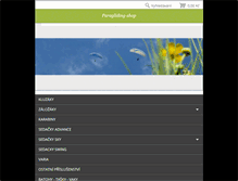 Tablet Screenshot of paragliding-shop.cz